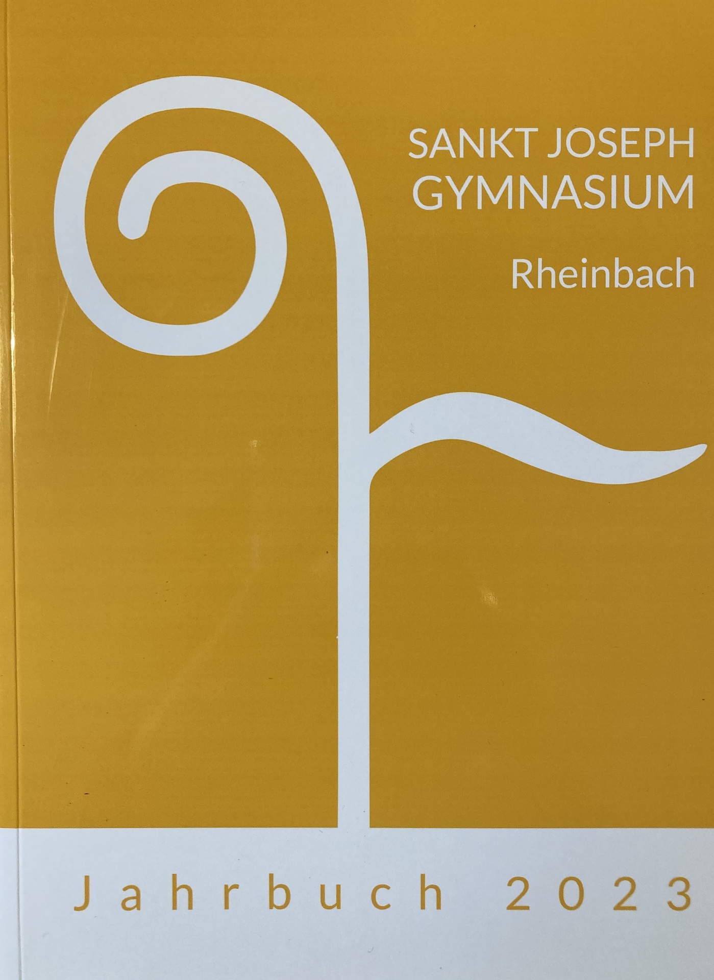 Jahrbuch-Cover 2023 in gelb