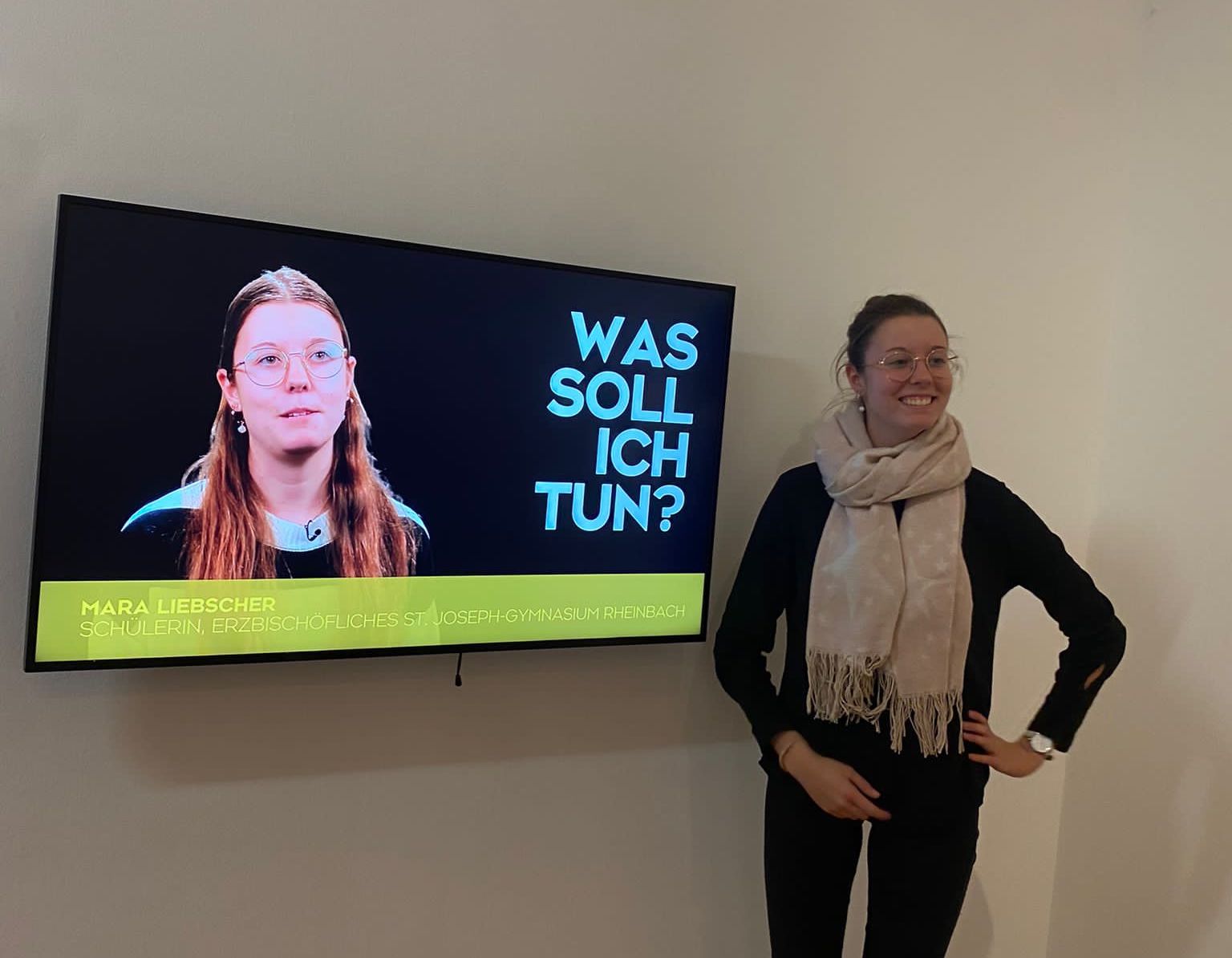 Mara Liebscher in der Bundeskunsthalle