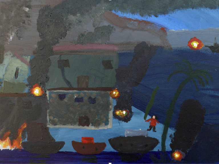 Zerstörte Heimat – Kinder der OGS Schillerschule KJA Köln